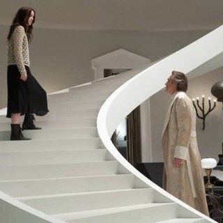 Alice Englert stars as Lena Duchaness and Jeremy Irons stars as Macon Ravenwood in Warner Bros. Pictures' Beautiful Creatures (2013)