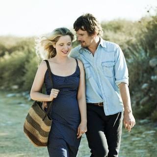 Julie Delpy stars as Celine and Ethan Hawke stars as Jesse in Sony Pictures Classics' Before Midnight (2013)
