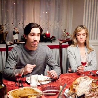 Justin Long stars as Scott and Jess Weixler stars as Kristin in Magnolia Pictures' Best Man Down (2013)