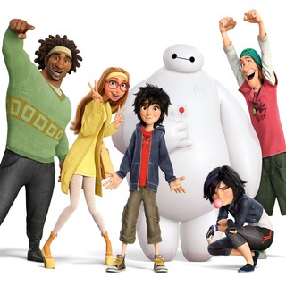 Baymax and Hiro Hamada from Walt Disney Pictures' Big Hero 6 (2014)