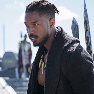 Michael B. Jordan stars as Erik Killmonger in Walt Disney Pictures' Black Panther (2018)