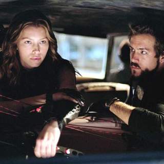 Jessica Biel and Ryan Reynolds in New Line Cinema's Blade Trinity (2004)