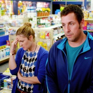 Drew Barrymore stars as Lauren Reynolds and Adam Sandler stars as Jim Friedman in Warner Bros. Pictures' Blended (2014)