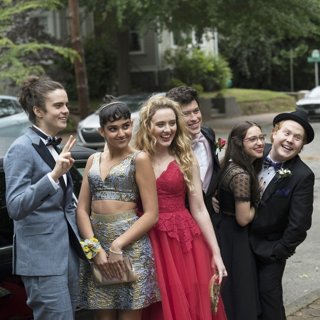 Miles Robbins, Geraldine Viswanathan, Kathryn Newton, Graham Phillips, Gideon Adlon and Jimmy Bellinger in Universal Pictures' Blockers (2018)