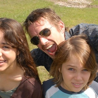 Lorelei Linklater, Ethan Hawke and Ellar Coltrane in IFC Films' Boyhood (2014)