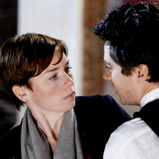 Julianne Nicholson stars as Sara Quinn and Dominic Cooper stars as Daniel in IFC Films' Brief Interviews with Hideous Men (2009)