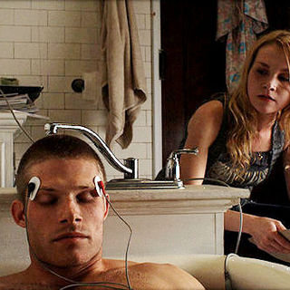 Chris Carmack (Sam Reed) and Rachel Miner in After Dark Films' The Butterfly Effect: Revelation (2009)