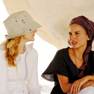 Patricia Clarkson stars as Juliette Grant and Elena Anaya stars as Kathryn in IFC Films' Cairo Time (2010)