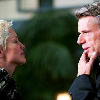 Lambert Wilson and Sharon Stone in Warner Bros.' Catwoman (2004)