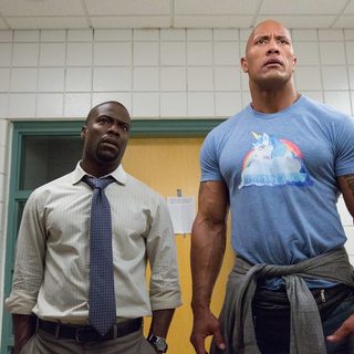 Kevin Hart stars as Calvin Joyner and The Rock stars as Bob Stone in Warner Bros. Pictures' Central Intelligence (2016)
