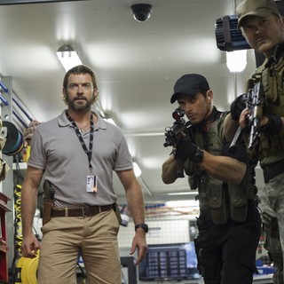 Hugh Jackman stars as Vincent Moore in Columbia Pictures' Chappie (2015)