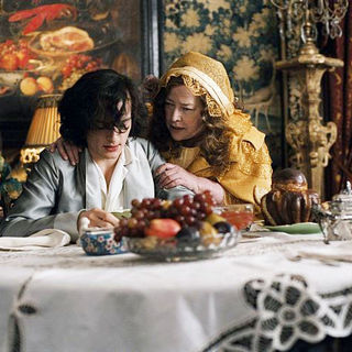 Rupert Friend stars as Cheri and Kathy Bates stars as Madame Peloux in Miramax Films' Cheri (2009)