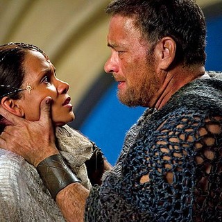 Halle Berry stars as Meronym and Tom Hanks stars as Valleysman Zachry in Warner Bros. Pictures' Cloud Atlas (2012)