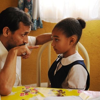 Jordi Molla and Amandla Stenberg stars as Young Cataleya Restrepo in TriStar Pictures' Colombiana (2012)