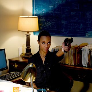 Zoe Saldana stars as Cataleya Restrepo in TriStar Pictures' Colombiana (2012)