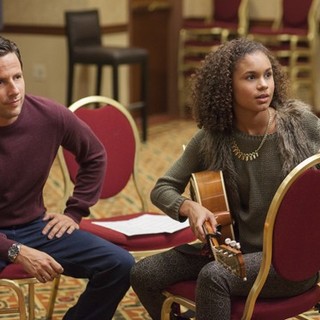 Ross McCall stars as Mr. Hanley and Desiree Ross stars as Grace in Lifetime's A Country Christmas Story (2013)