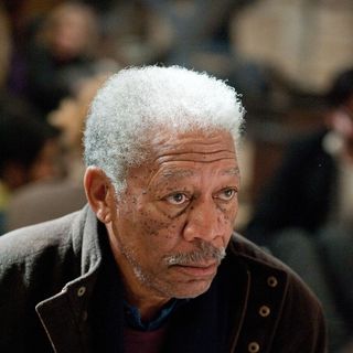 Morgan Freeman stars as Lucius Fox in Warner Bros. Pictures' The Dark Knight Rises (2012)