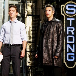 Shia LaBeouf stars as Sam Witwicky and John Turturro stars as Simmons in Dreamworks SKG's Transformers: Dark of the Moon (2011). Photo credit by Robert Zuckerman.