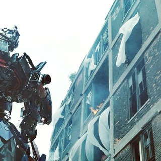 A scene from DreamWorks SKG's Transformers: Dark of the Moon (2011). Photo credit by Robert Zuckerman.