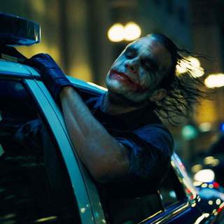 HEATH LEDGER stars as Joker in Warner Bros. Pictures' and Legendary Pictures' action drama 