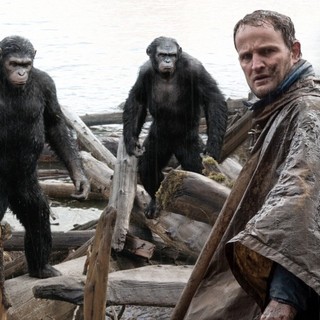 Caesar, Koba and Jason Clarke (stars as Malcolm) in 20th Century Fox' Dawn of the Planet of the Apes (2014)