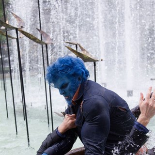 Michael Fassbender stars as Erik Lehnsherr/Magneto and Nicholas Hoult stars as Hank McCoy/Beast in 20th Century Fox's X-Men: Days of Future Past (2014). Photo credit by Alan Markfield.