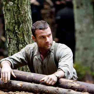 Liev Schreiber stars as Zus Bielski in Paramount Vantage's Defiance (2009). Photo credit by Karen Ballard.