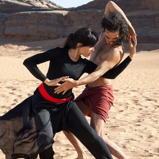 Freida Pinto stars as Elaheh and Reece Ritchie stars as Afshin Ghaffarian in Relativity Media's Desert Dancer (2015)