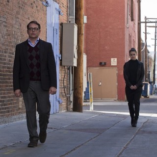 Matthew Broderick stars as Les Moore and Alice Eve stars as Natalie Hamilton in Entertainment One Films' Dirty Weekend (2015)