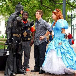 Ike Barinholtz, G. Thang, Matt Lanter and Nicole Parker in Lionsgate Films' Disaster Movie (2008)