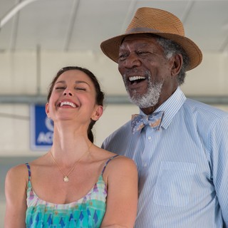 Ashley Judd stars as Lorraine Nelson and Morgan Freeman stars as Dr. Cameron McCarthy in Warner Bros. Pictures' Dolphin Tale 2 (2014)