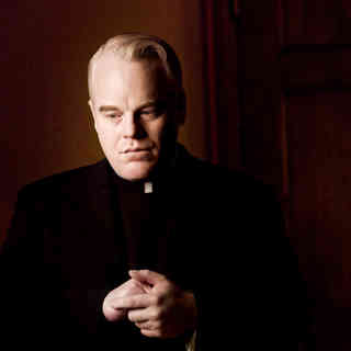 Philip Seymour Hoffman stars as Father Brendan Flynn in Miramax Films' Doubt (2008). Photo credit by Brigitte Lacombe/Andrew Schwartz.