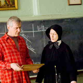 Director John Patrick Shanley and Meryl Streep stars as Sister Aloysius Beauvier in Miramax Films' Doubt (2008)