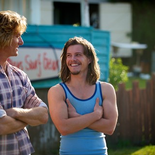 Myles Pollard stars as Andy Kelly and Xavier Samuel stars as Jimmy Kelly in Wrekin Hill Entertainment's Drift (2013)