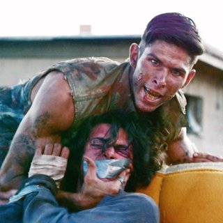 Anthony Ficco stars as Latos and Aria Emory stars as Miles Pierce in XLrator Media's Drifter (2017)