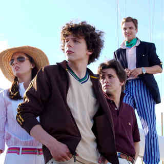 Eva Amurri, Jesse Eisenberg, Jason Ritter and Sebastian Stan in Anchor Bay Entertainment's The Education of Charlie Banks (2009)