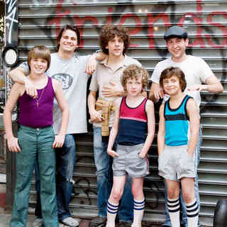 Miles Chandler, Jason Ritter, Jesse Eisenberg, Steven Hinkle, Cain Kerner and Christopher Marquette in Anchor Bay Entertainment's The Education of Charlie Banks (2009)