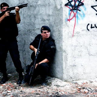 Milhem Cortaz and Wagner Moura in IFC Films' Elite Squad (2008)