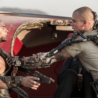 Matt Damon stars as Max in TriStar Pictures' Elysium (2013)