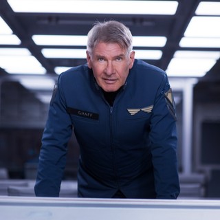 Harrison Ford stars as Colonel Hyrum Graff in Summit Entertainment's Ender's Game (2013). Photo credit by Richard Foreman.