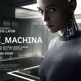 Domhnall Gleeson stars as Caleb and Oscar Isaac stars as Nathan in A24's Ex Machina (2015) Picture 5