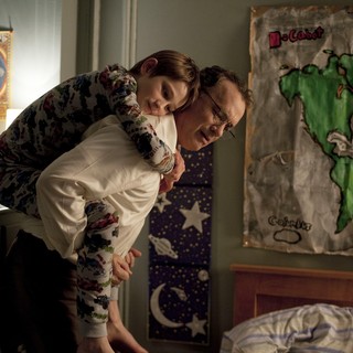 Thomas Horn stars as Oskar Schell and Tom Hanks stars as Thomas Schell Jr. in Warner Bros. Pictures' Extremely Loud and Incredibly Close (2012)