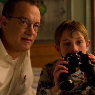 Tom Hanks stars as Thomas Schell Jr. and Thomas Horn stars as Oskar Schell in Warner Bros. Pictures' Extremely Loud and Incredibly Close (2012)