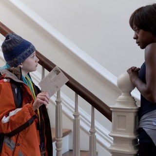 Thomas Horn stars as Oskar Schell and Viola Davis in Warner Bros. Pictures' Extremely Loud and Incredibly Close (2012)