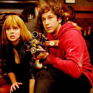 Anna Faris stars as Cassie and Chris O'Dowd stars as Ray in Picturehouse Entertainment's Frequently Asked Questions About Time Travel (2009)