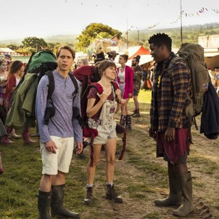 Joe Thomas, Claudia O'Doherty and Hammed Animashaun in Roadshow Films' The Festival (2019)