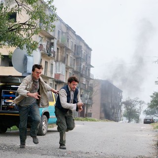 Rupert Friend stars as Thomas Anders and Dean Cain stars as Chris Bailot in Anchor Bay Films' 5 Days of War (2011)