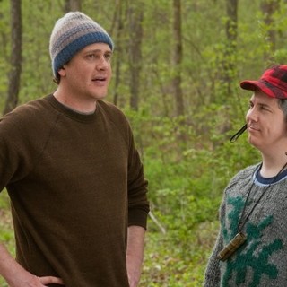 Jason Segel stars as Tom Solomon and Chris Parnell stars as Bill in Universal Pictures' The Five-Year Engagement (2012)