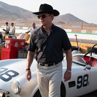 Matt Damon stars as Carroll Shelby in 20th Century Fox's Ford v Ferrari (2019)