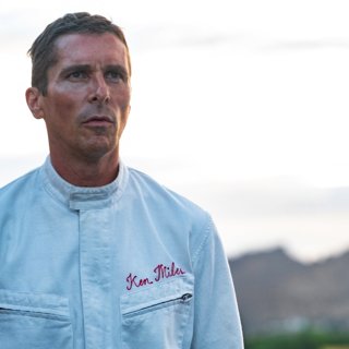 Christian Bale stars as Ken Miles in 20th Century Fox's Ford v Ferrari (2019)